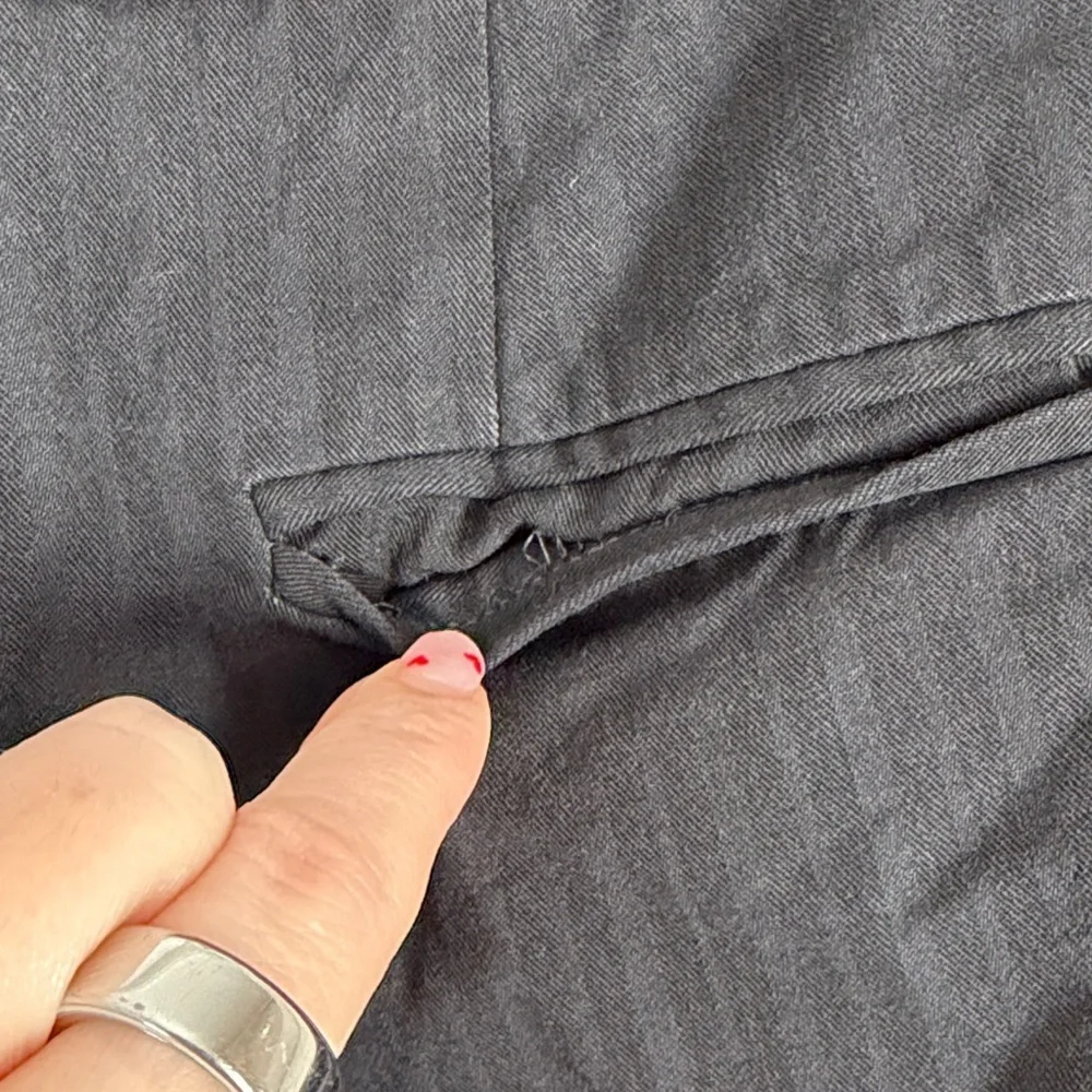 Chloé Black Tailored Trousers – Size 42 (US 10) – Made in France